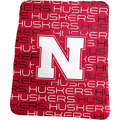 Nebraska Cornhuskers Classic Fleece Blanket