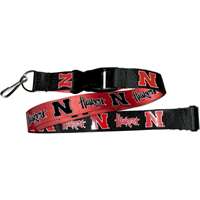 Nebraska Cornhuskers 2-Sided Logo Lanyard