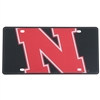 Nebraska Cornhuskers Full Color Mega Inlay License Plate