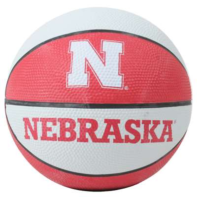 Nebraska Cornhuskers Mini Rubber Basketball