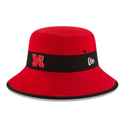 Nebraska Cornhuskers New Era Training Bucket Hat - Red