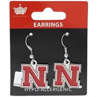 Nebraska Cornhuskers Dangler Earrings