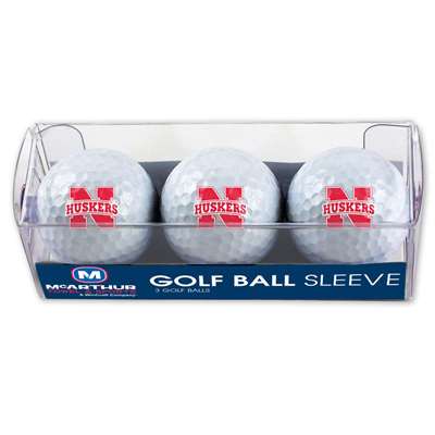 Nebraska Cornhuskers Golf Balls - 3 Pack