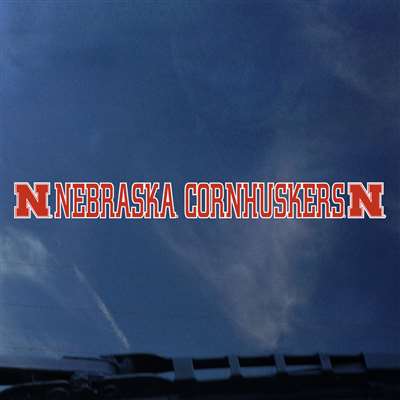 Nebraska Cornhuskers Automotive Transfer Decal Strip