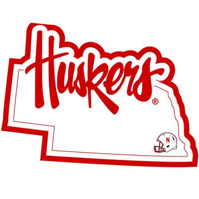 Nebraska Cornhuskers Home State Decal