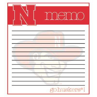 This 2 pack of memo pads features a team logo with a team color header that says Memo on each page. The body of the pad has lines and has a team logo in the background. Each pad contains 50 pages. (2 pack of 50each). Measures 4.5 inches wide by 5 inches t