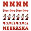 Nebraska Cornhuskers Multi-Purpose Vinyl Sticker Sheet