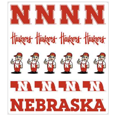 Nebraska Cornhuskers Multi-Purpose Vinyl Sticker Sheet