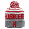 Nebraska Cornhuskers Tide Top of the World Ensuing Cuffed Knit Beanie