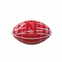 Nebraska Cornhuskers Glossy Field Mini Football