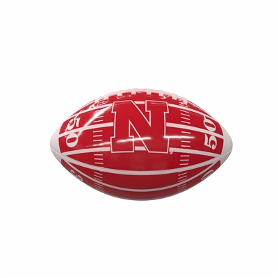 Nebraska Cornhuskers Glossy Field Mini Football