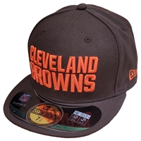 Cleveland Browns New Era On-Field 5950 Fitted Hat