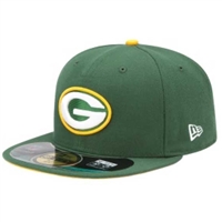 Green Bay Packers New Era On-Field 5950 Fitted Hat
