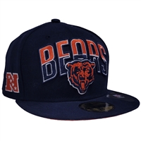 Chicago Bears New Era 5950 2013 Draft Fitted Hat -