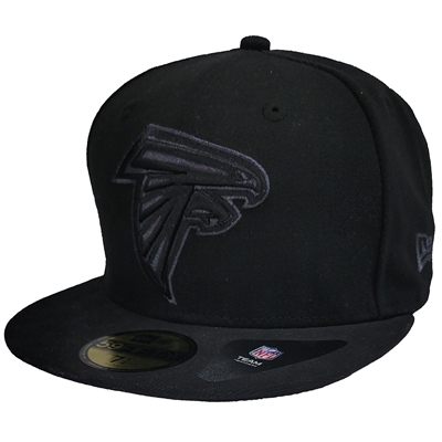 Atlanta Falcons New Era 5950 Fitted Hat - Black/Bl