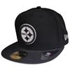 Pittsburgh Steelers New Era 5950 Fitted Hat - Blac