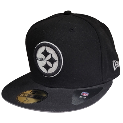 Pittsburgh Steelers New Era 5950 Fitted Hat - Blac