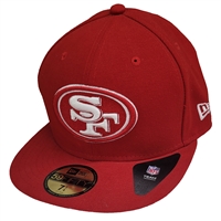 San Francisco 49ers New Era 5950 Fitted Hat - Red