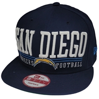 San Diego Chargers New Era 9FIFTY Lateral Snap Bac