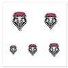 New Mexico Lobos Fingernail Tattoos - 4 Pack