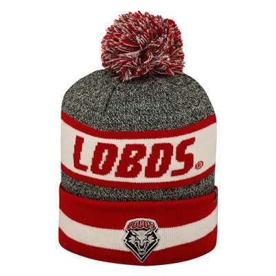 New Mexico Lobos Top of the World Cumulus Pom Knit Beanie