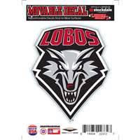 New Mexico Lobos Repositionable Vinyl Decal