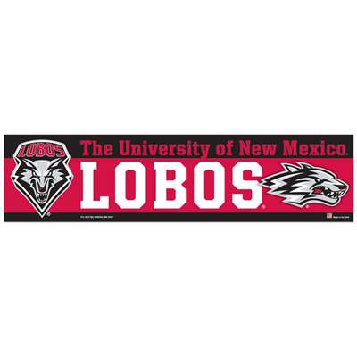 New Mexico Lobos Bumper Sticker