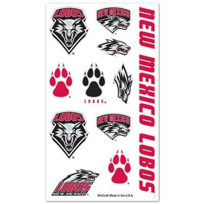 New Mexico Lobos Temporary Tattoos