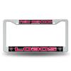 New Mexico Lobos White Plastic License Plate Frame