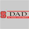 North Carolina State Wolfpack Die Cut Decal Strip - Dad