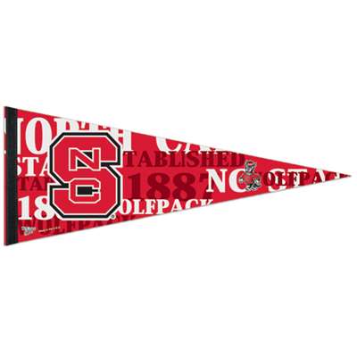 North Carolina State Wolfpack Premium Pennant - 12" X 30"