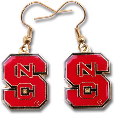 North Carolina State Wolfpack Dangler Earrings