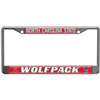 North Carolina State Wolfpack Metal License Plate Frame w/Domed Acrylic