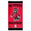 North Carolina State Wolfpack Cotton Fiber Beach Towel