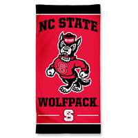 North Carolina State Wolfpack Cotton Fiber Beach Towel