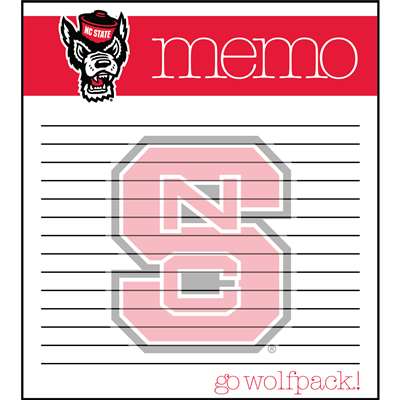 This 2 pack of memo pads features a team logo with a team color header that says Memo on each page. The body of the pad has lines and has a team logo in the background. Each pad contains 50 pages. (2 pack of 50each). Measures 4.5 inches wide by 5 inches t