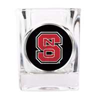 North Carolina State Wolfpack Shot Glass - Metal Logo