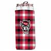 North Carolina State Wolfpack Plaid Slim Coozie