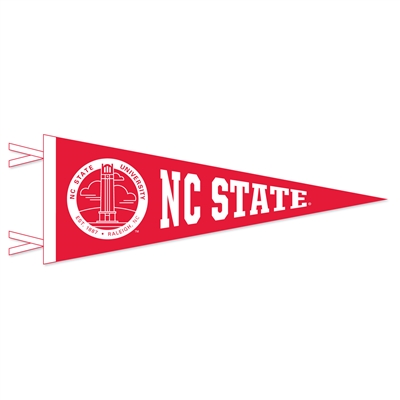 North Carolina State Wolfpack Wool Felt Pennant -