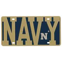 Navy Midshipmen Full Color Mega Inlay License Plate