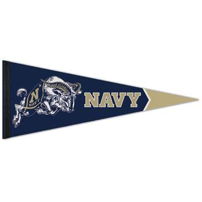 Navy Midshipmen Premium Pennant - 12" X 30"