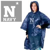 Navy Midshipmen Rain Poncho