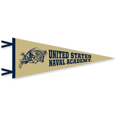 Navy Midshipmen Wool Felt Pennant - 9" x 24"