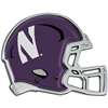 Northwestern Wildcats Auto Emblem - Helmet