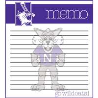 This 2 pack of memo pads features a team logo with a team color header that says Memo on each page. The body of the pad has lines and has a team logo in the background. Each pad contains 50 pages. (2 pack of 50each). Measures 4.5 inches wide by 5 inches t