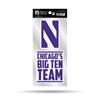 Northwestern Wildcats Double Up Die Cut Decal Set