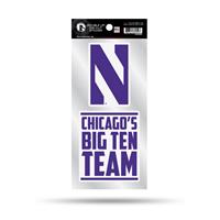 Northwestern Wildcats Double Up Die Cut Decal Set