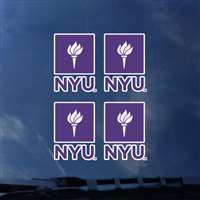 NYU Bobcats Transfer Decals - Set of 4