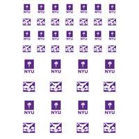 NYU Bobcats Small Sticker Sheet - 2 Sheets