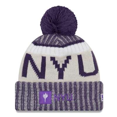 NYU Bobcats Youth New Era Sport Knit Beanie